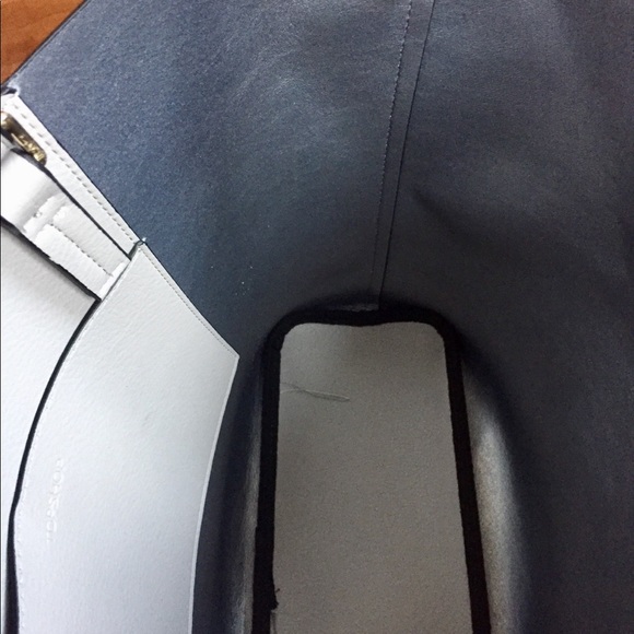 Topshop Grey/Silver Convertible Shoulder bag tote - Picture 7 of 9